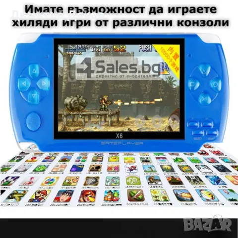 Конзола за игри с 8 GB памет, 4,3 инча дисплей  PSP21, снимка 8 - Други игри и конзоли - 48257090