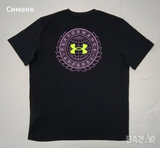 Under Armour UA Alma Mater T-Shirt оригинална тениска XL памучна спорт, снимка 5 - Спортни дрехи, екипи - 42492725