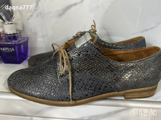 Естествена кожа Gabor обувки/ оксфордки 41-42 но, снимка 17 - Дамски елегантни обувки - 52544443