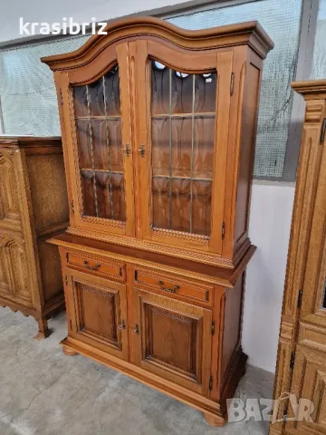 Масивна Витрина -внос от Германия! , снимка 3 - Секции и витрини - 49009777