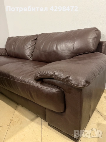 Италиански кожен диван, снимка 5 - Дивани и мека мебел - 54083838