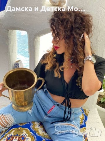 Топ My Glow Black Djofra , снимка 4 - Корсети, бюстиета, топове - 34038371