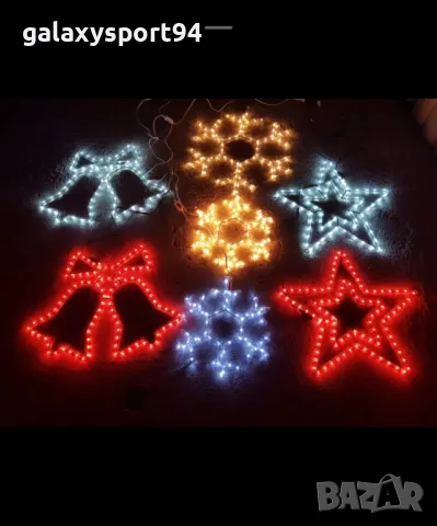 Лед коледна фигурка дядо коледа  двулицеви фигурки  за лед коледна украса, снимка 2 - Декорация за дома - 47828669