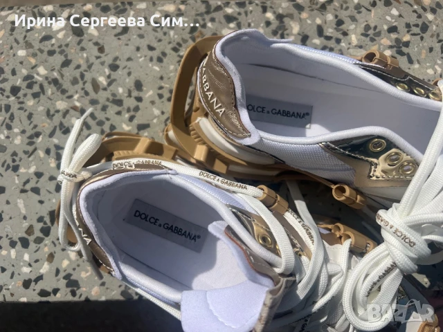 Обувки Dolce&Gabbana 39 номер, снимка 5 - Маратонки - 50744006