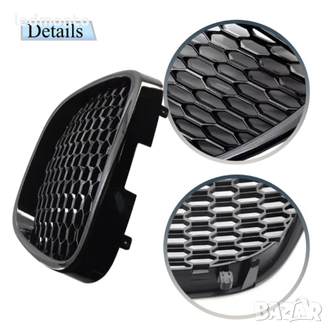 Предна Решетка Черен Гланц за Seat Leon MK2 1P1 2006–2009 – Спортен Дизайн, BPPPGR36, снимка 4 - Части - 50487765