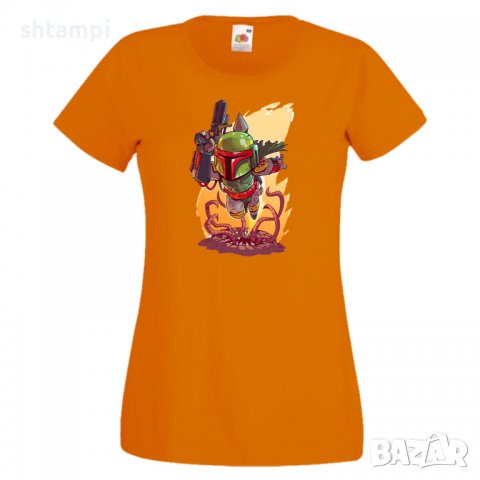 Дамска тениска Star Wars Boba Fett Игра,Изненада,Подарък,Геймър,, снимка 10 - Тениски - 36788726