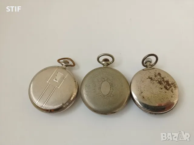 Лот Стари Джобни Часовници , снимка 6 - Джобни - 45160120