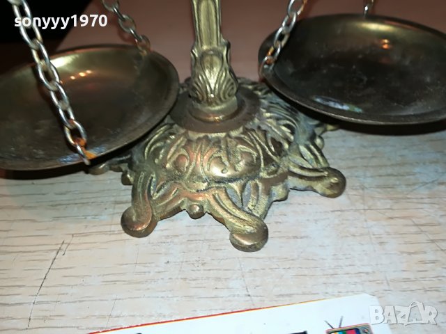 везни-мед/месинг-внос франция 0701231915, снимка 16 - Антикварни и старинни предмети - 39224368