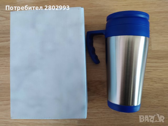 Нова термо чаша от неръждаема стомана в кутия, снимка 2 - Чаши - 38539831
