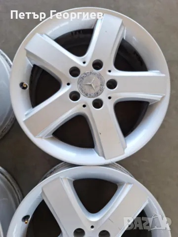 Оригинални Алуминиеви Джанти за Meрцедес А класа -16цола, снимка 3 - Гуми и джанти - 47434600