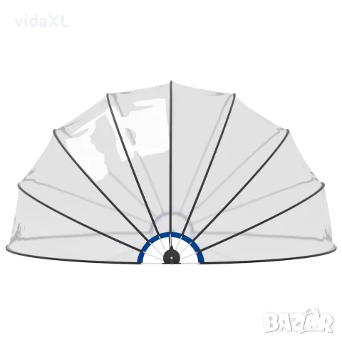 vidaXL Купол за басейн 559x275 см, снимка 4 - Басейни и аксесоари - 56148363