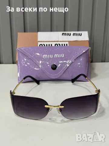 Miu Miu Слънчеви Очила С UV400 Защита - Различни Цветове Код SEM-611, снимка 3 - Слънчеви и диоптрични очила - 55894106