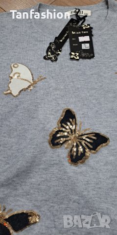 Дамска кокетна блуза, снимка 3 - Блузи с дълъг ръкав и пуловери - 39838153