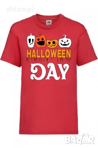 Детска тениска Halloween Day,Halloween,Хелоуин,Празник,Забавление,Изненада,Обичаи,