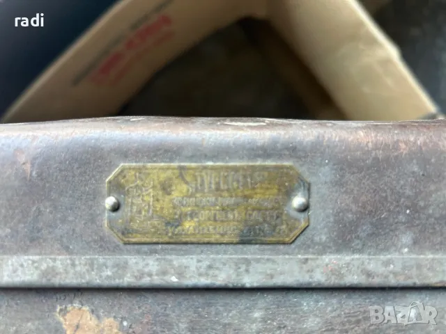 Куфар от началото на миналия век, снимка 2 - Куфари - 49095609