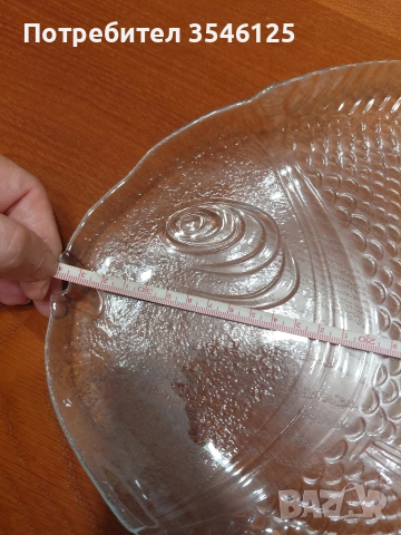 Плато с форма на риба, снимка 2 - Чинии - 53059484