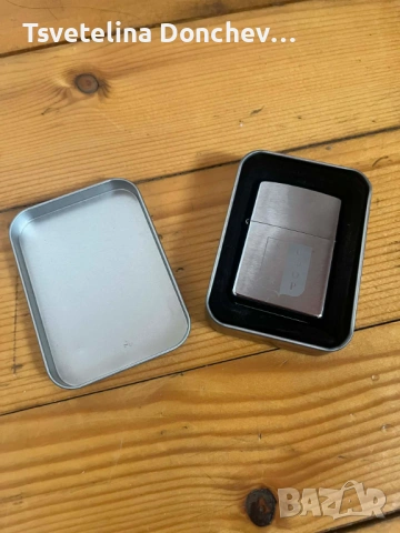 Оригинална Zippo запалка със SFOR инсигния – колекционерска