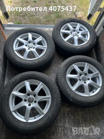 Джанти с гуми за VW Tiguan 5x112 215/65/16, снимка 1 - Гуми и джанти - 49507428