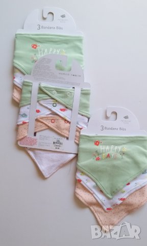 Бебешки бандани за момичета 3бр , снимка 3 - Други - 37077336