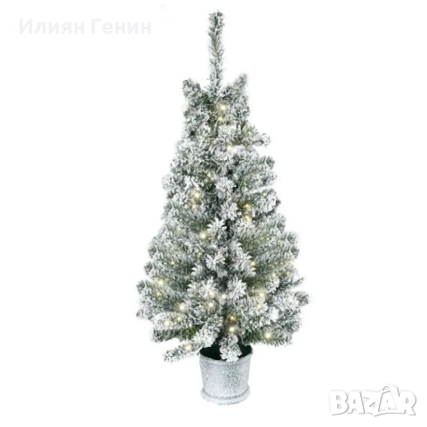 HOMCOM Мини коледна елха Ø40x90 см