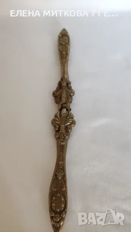 Орехотрошачка и тирбушон от бронз, снимка 4 - Антикварни и старинни предмети - 51267328