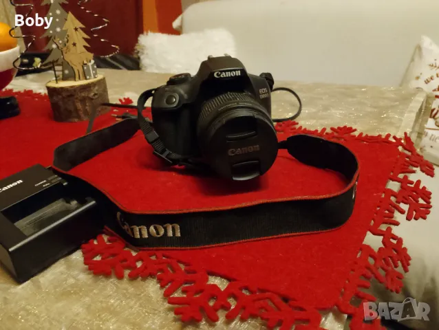 Canon EOS 1300D с обектив 18 - 55 mm, снимка 4 - Фотоапарати - 48015907