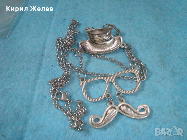 ПОСРЕБРЕН ФИГУРАЛЕН АРТ МЕДАЛЬОН 63891, снимка 7 - Колиета, медальони, синджири - 35228628