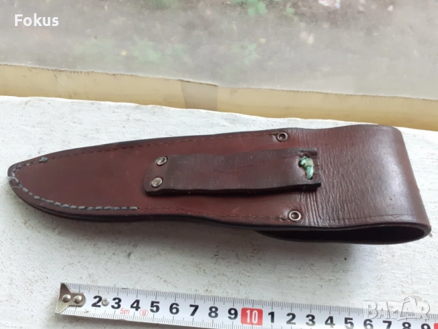Нож Puma Solingen с оригинална кожена кания Пума Солинген, снимка 5 - Антикварни и старинни предмети - 51497939
