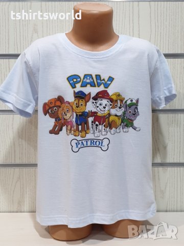 Нова детска тениска с дигитален печат PAW Patrol (Пес патрул), снимка 3 - Детски тениски и потници - 36598911