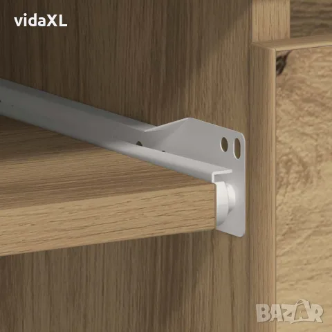vidaXL Бюро, дъб артизан, 90x45x76 см, инженерно дърво, снимка 10 - Бюра - 56148265