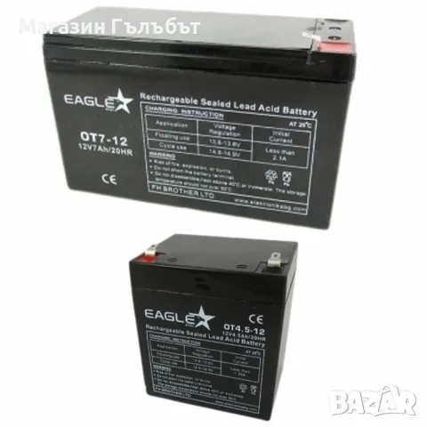 Акумулаторни батерии EAGLESTAR 12V – Надеждна енергия за UPS, алармени системи, соларни инст.
