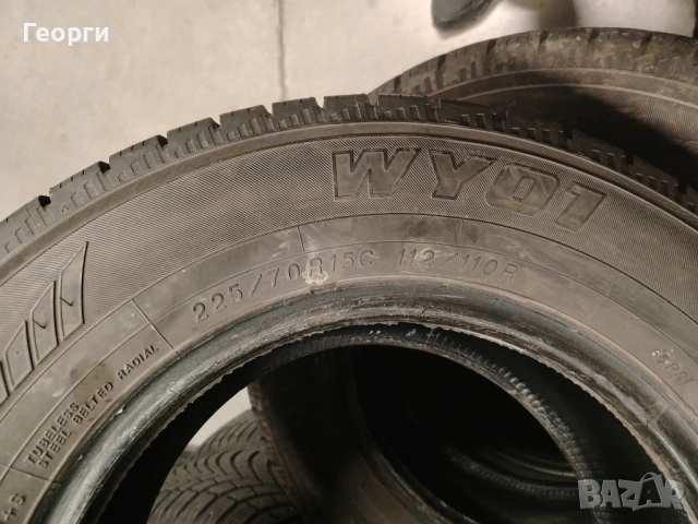 2бр.зимни гуми 225/70/15C Yokahama, снимка 6 - Гуми и джанти - 53211883