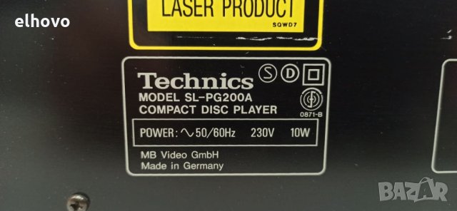 CD player Technics SL-PG 200A, снимка 4 - MP3 и MP4 плеъри - 30670324