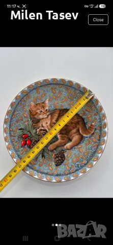 🐱💕 Четири прекрасни чинийки с котенца 💕🐱  , снимка 2 - Чинии - 56153693