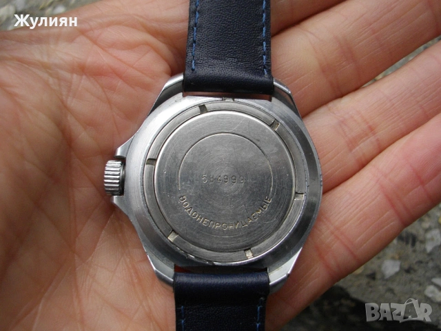 КОЛЕКЦИОНЕРСКИ КОМАНДИРСКИ ЧАСОВНИК ВОСТОК WOSTOK, снимка 6 - Антикварни и старинни предмети - 53963129