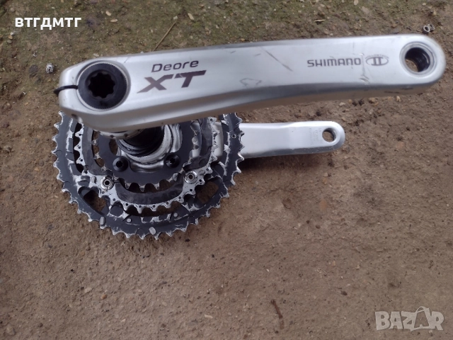 Курбели Shimano Deore XT, снимка 4 - Части за велосипеди - 52720603