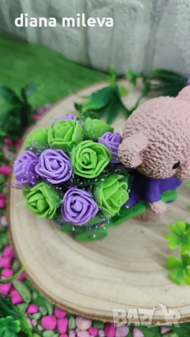 Сладки малки мечета в лилаво и зелено!!, снимка 3 - Декорация за дома - 52082800