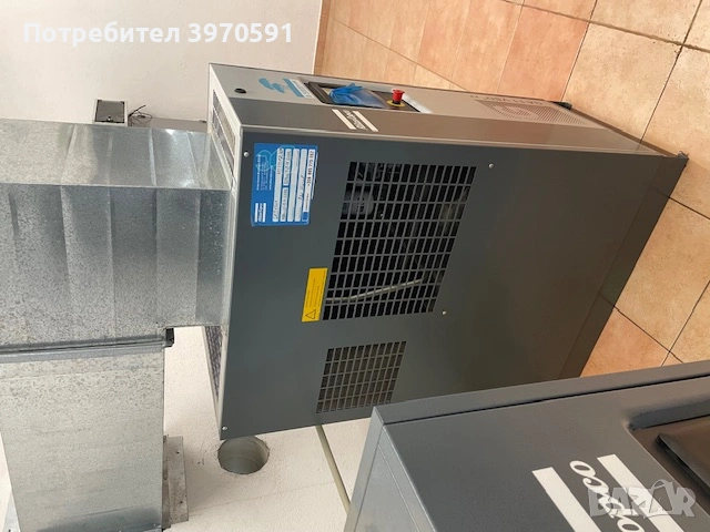 Винтов компресор с честотно управление Atlas Copco GA11VSD+FF, снимка 4 - Компресори - 53927206