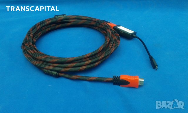 5 метра , HD-MI,  нов кабел, снимка 1 - Мрежови адаптери - 34492119