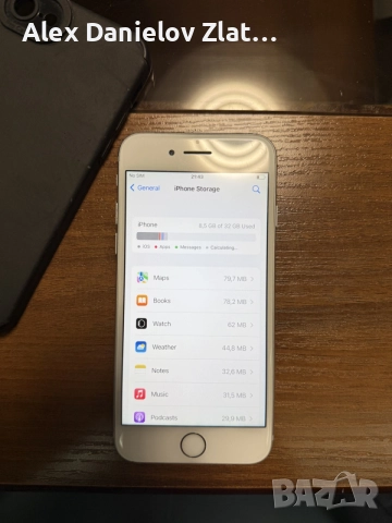 Iphone 7 32GB Отключен 100%, снимка 5 - Apple iPhone - 56350952
