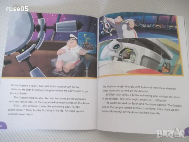 Книга "Pearson English Kids Readers Wall-E Level 5"-40 стр., снимка 6 - Чуждоезиково обучение, речници - 56052722