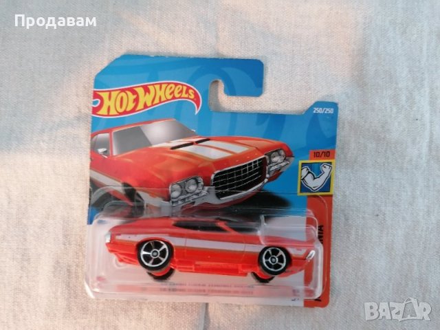 💕🧸HOT WHEELS 1972 FORD GRAN TORINO SPORT ORANGE MUSCLE MANIA, снимка 1