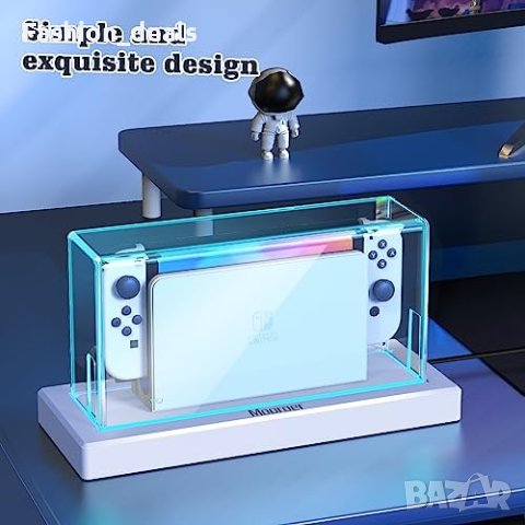 Ново Покритие калъф за Nintendo Switch 16 цвята LED светлина за уникален стил, снимка 3 - Аксесоари - 42549500