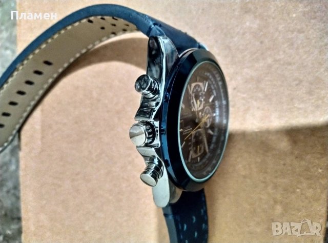 Мъжки ръчен Часовник Citizen Blue Angels World Chronograph дата,ден час в месеца, снимка 4 - Мъжки - 39795590