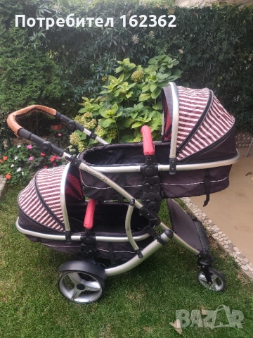 Бебешка количка за близнаци, снимка 1