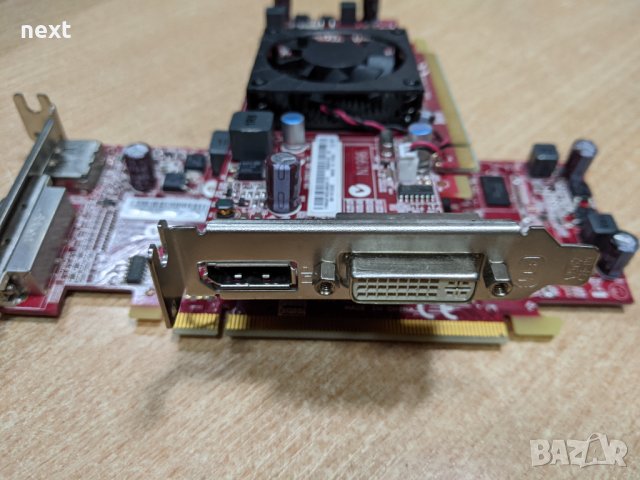 Нисък профил ATI Radeon HD 5450 512MB DVI/DisplayPort + Гаранция, снимка 2 - Видеокарти - 25885365