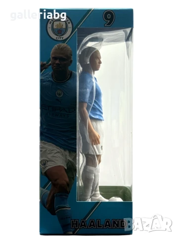 Футболна фигура на футболист Erling Haaland, снимка 4 - Фигурки - 50562328
