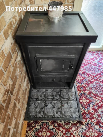 Камина с водна риза  17kw, снимка 2 - Печки, фурни - 50772239