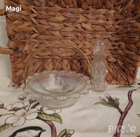 Ваза за малки цветя и бонбониера, снимка 1