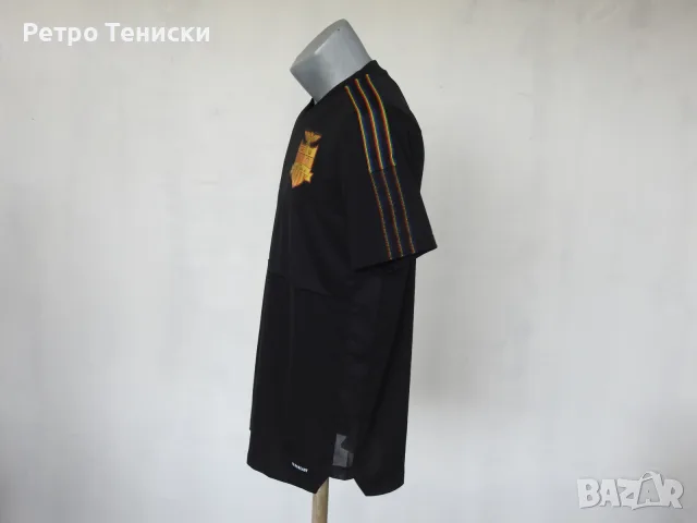 Тениска adidas — Мъже размер L Черно, снимка 2 - Тениски - 56314836
